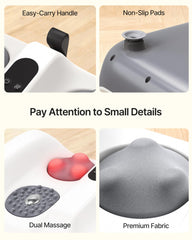 TheNeat Foot Massager Machine stable base with suction cups stays steady.
