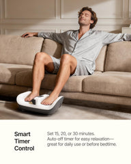 TheNeat Foot Massager Machine three timers let you tailor sessions.