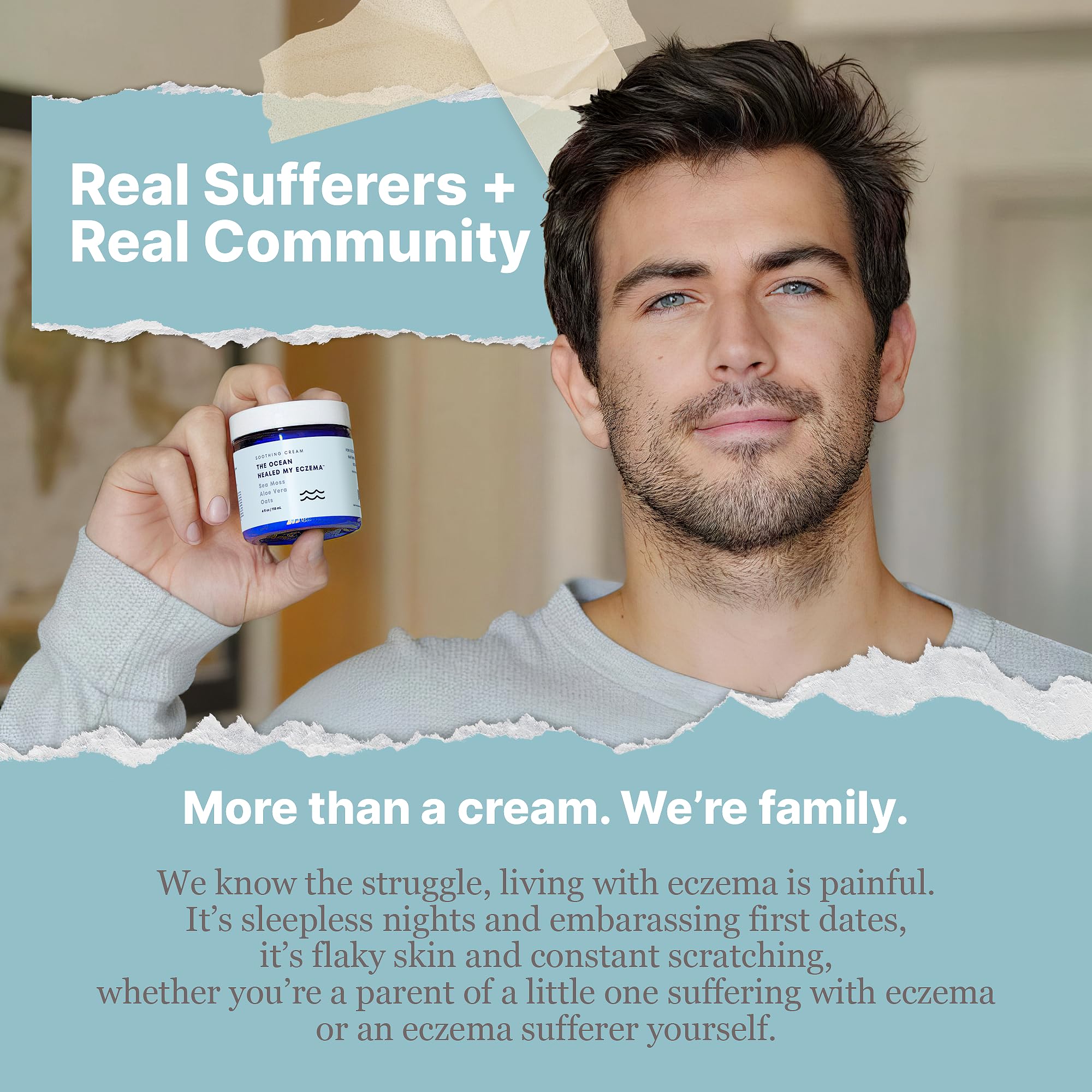 The Ocean Healed My Eczema product suitable for all ages in family skincare