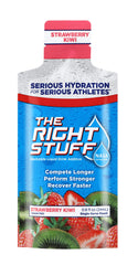 The Right Stuff strawberry kiwi concentrate scoop highlighting precise dosing.