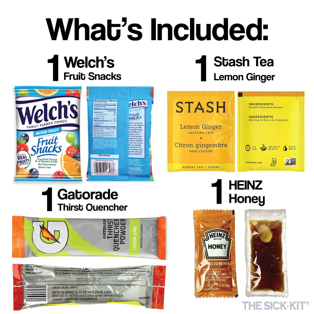 THE SICK-KIT gift packaging signals a ready-to-gift wellness present.
