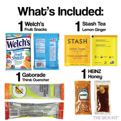 THE SICK-KIT gift packaging signals a ready-to-gift wellness present.