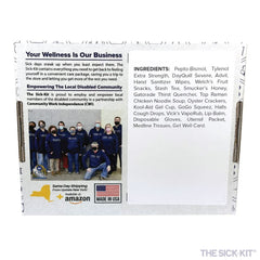 THE SICK-KIT get-well gift ideal for brightening a sick day.