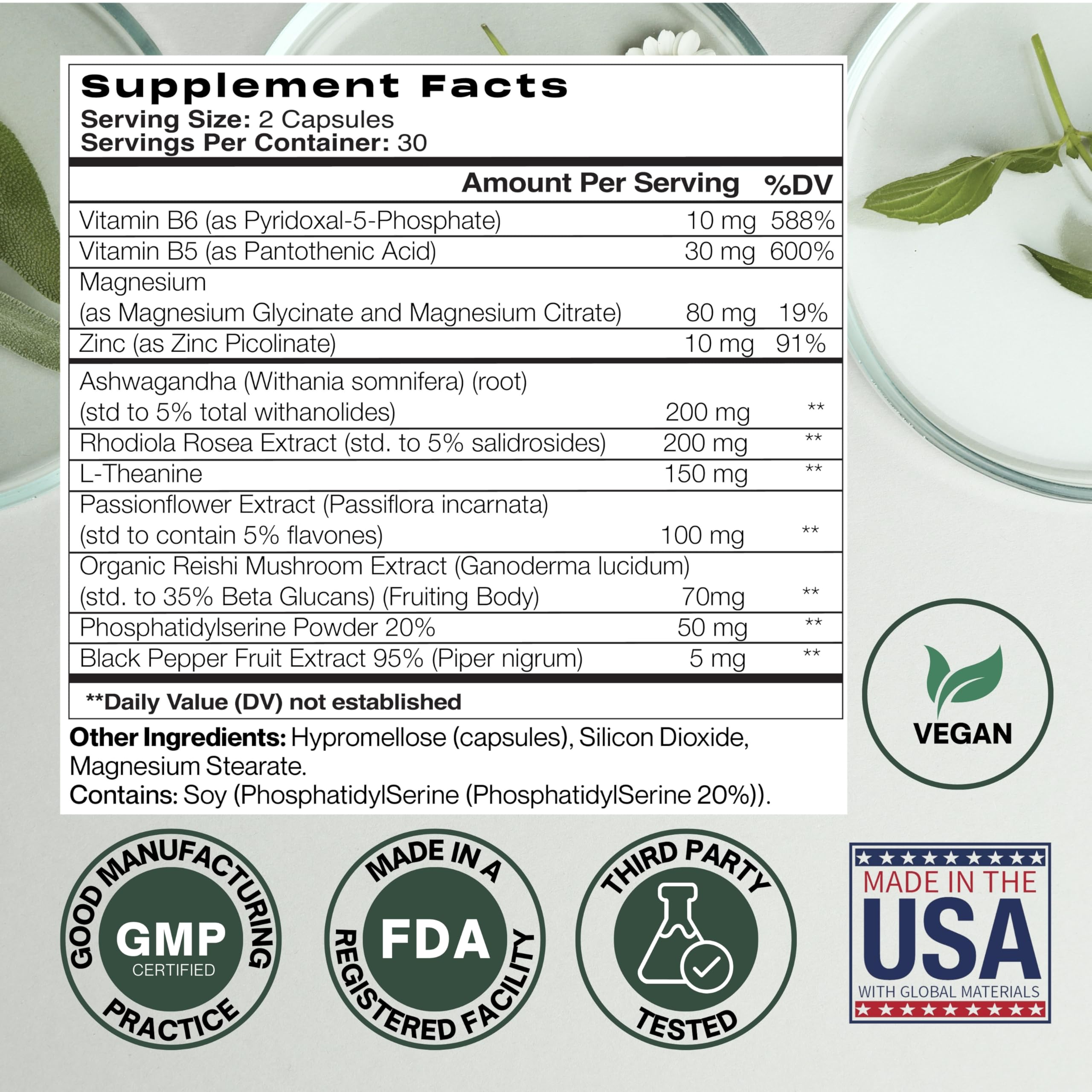 The Simple Fix Cortisol Balance with Ashwagandha showcases stress support for focus.
