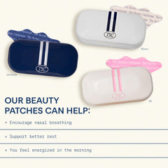 The Skinny Confidential beauty patches packaging in a compact tin for nighttime use