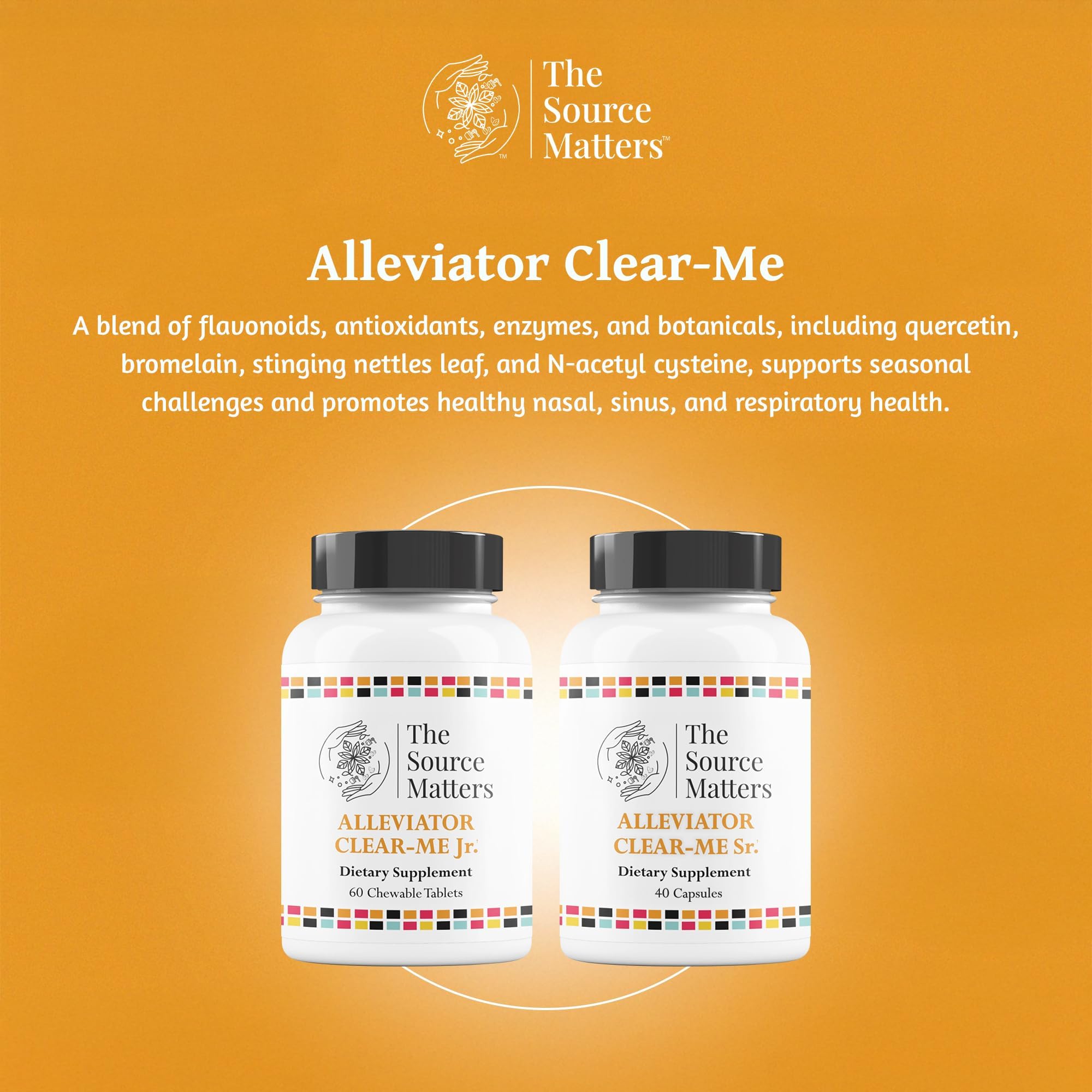 Closeup of Clear-Me SR capsules highlighting compact daily support