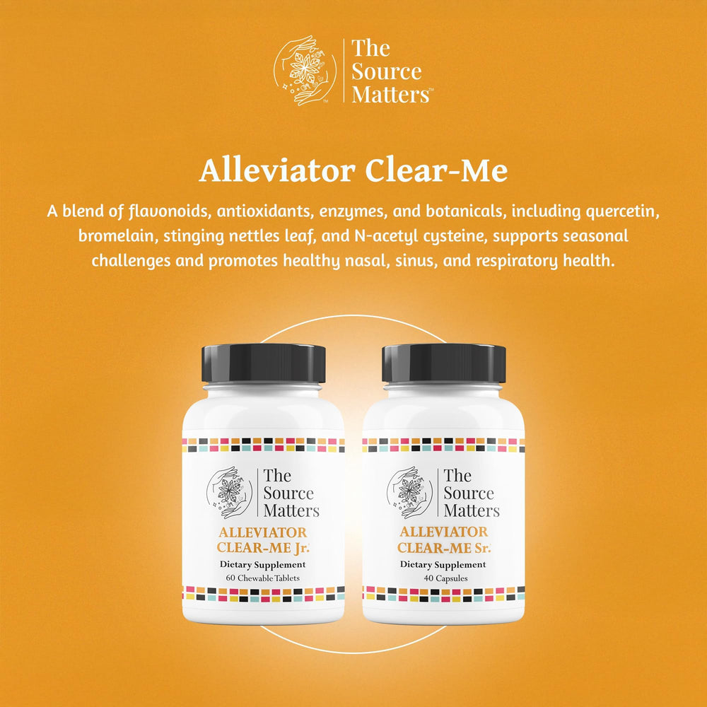 Closeup of Clear-Me SR capsules highlighting compact daily support