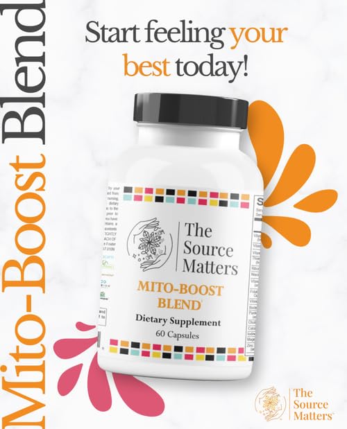 The Source Matters Mito-Boost detox pathways illustration demonstrates green tea and broccoli seed benefits