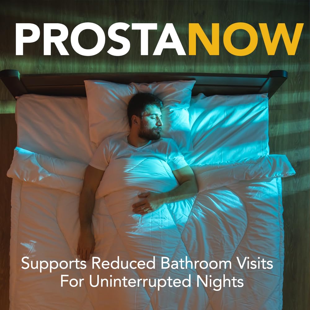 ProstaNow ingredients list featuring saw palmetto and extracts.