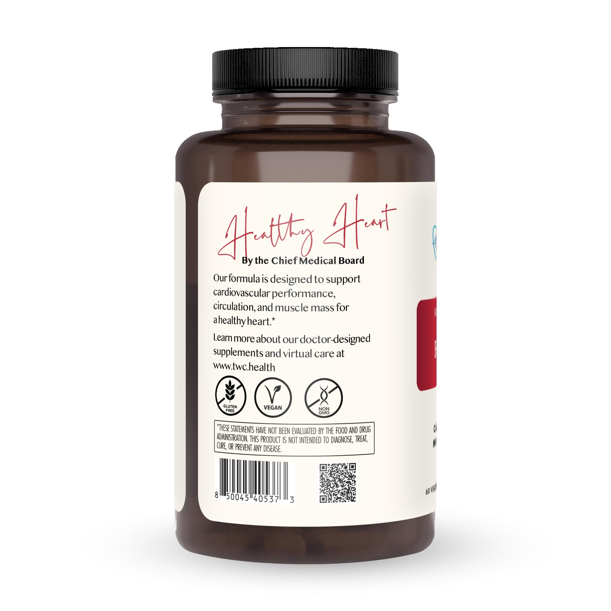 The Wellness Company Healthy Heart capsules ready for daily cardiovascular support.