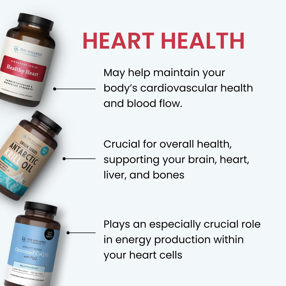 The Wellness Company Healthy Heart Chief Medical Board approval stamp.