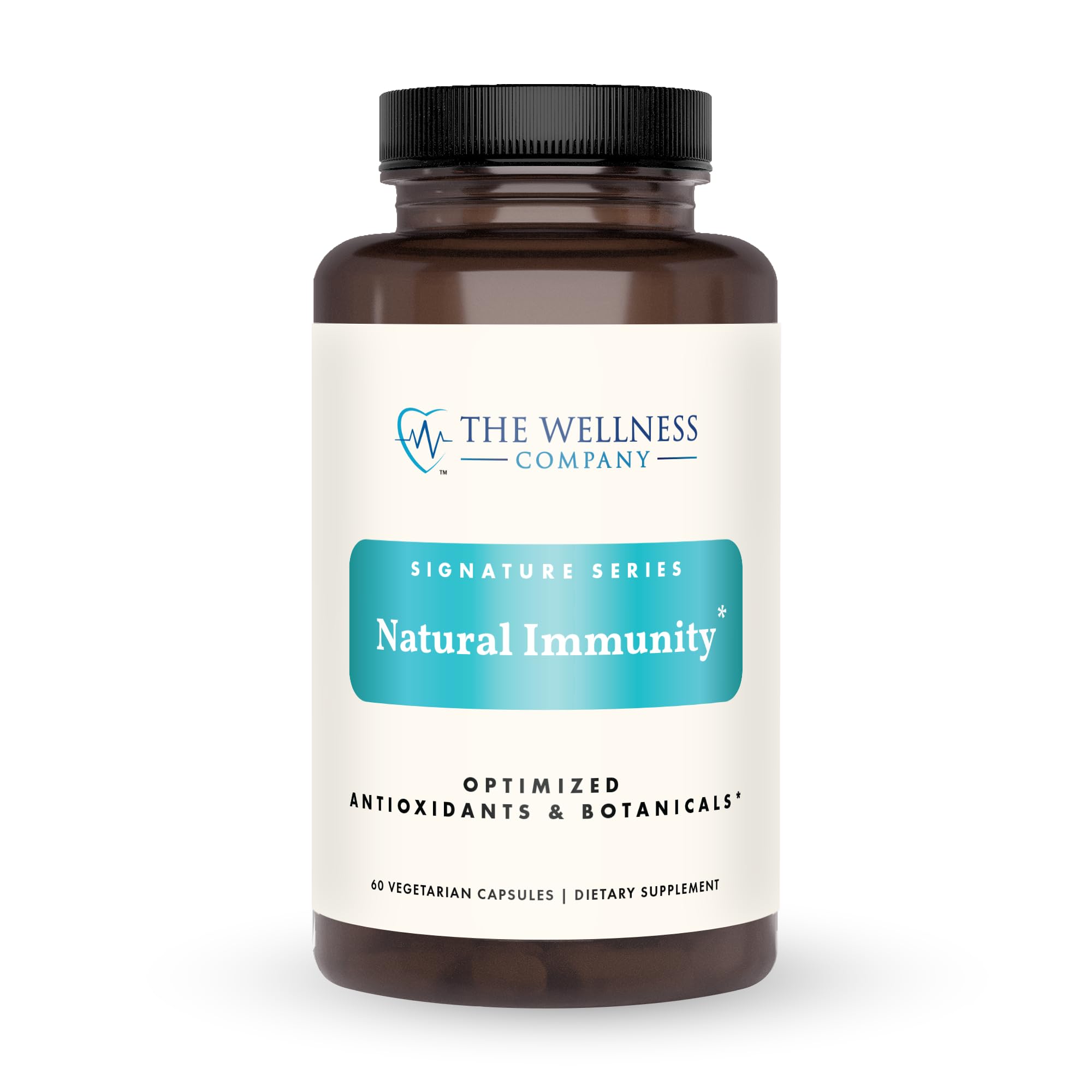 The Wellness Company Natural Immunity bottle front view for daily immune support.