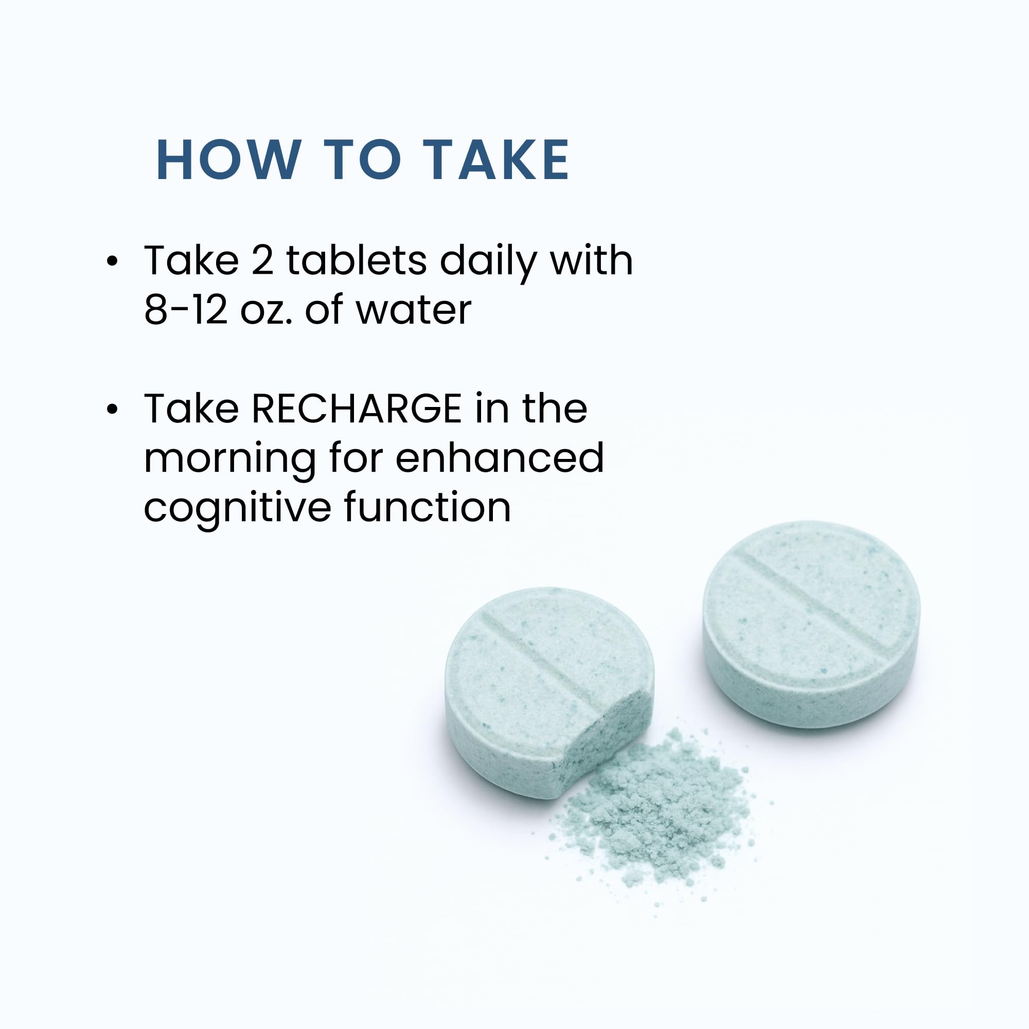 Recharge daily use scene showing focused routine with The Wellness Company Recharge