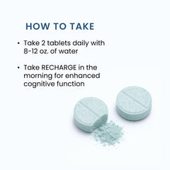 Recharge daily use scene showing focused routine with The Wellness Company Recharge