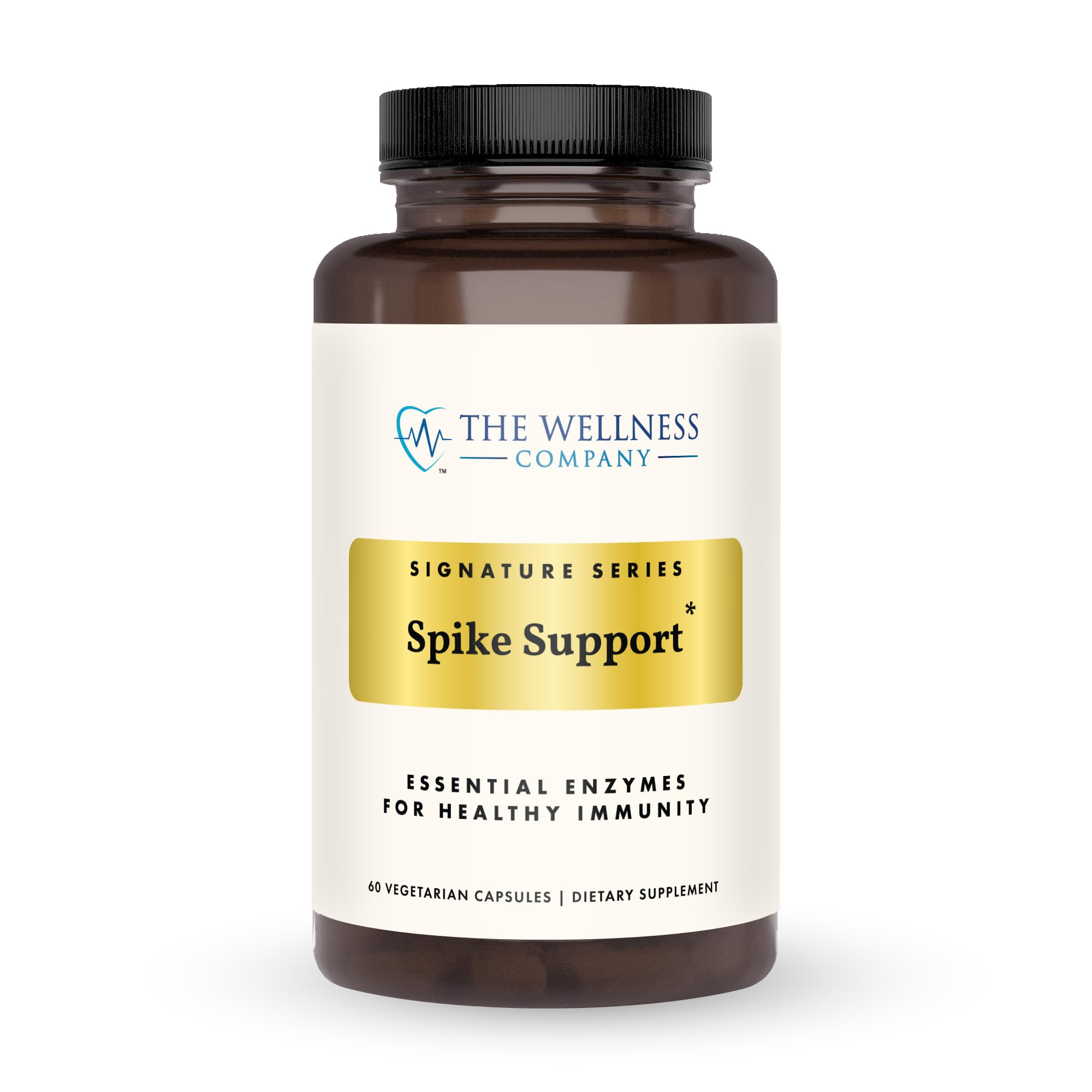 The Wellness Company Spike Support bottle front view for detox support and immune health