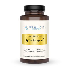 The Wellness Company Spike Support bottle front view for detox support and immune health