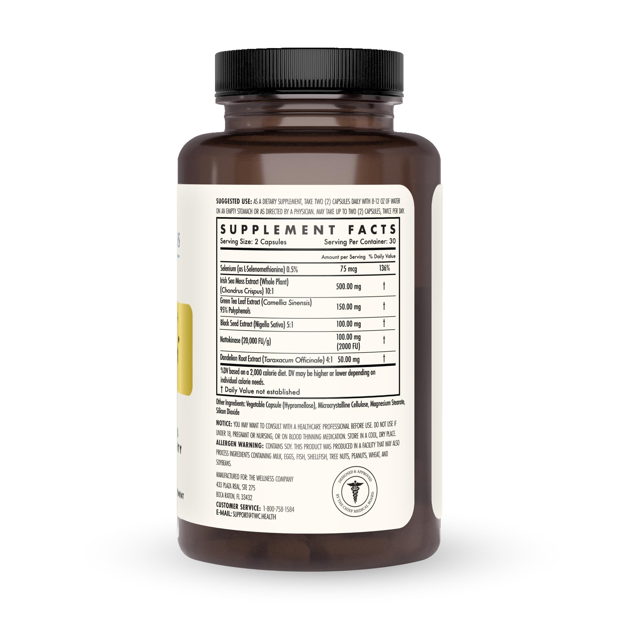 Nattokinase ingredient close-up highlighting proteolytic enzyme and blood flow potential