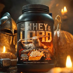 The Whey of The Lord Crusade pumpkin mixer enables quick on-the-go shakes.