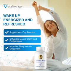 Nighttime product scene with water glass suggesting bedtime routine with Youthful Sleep.