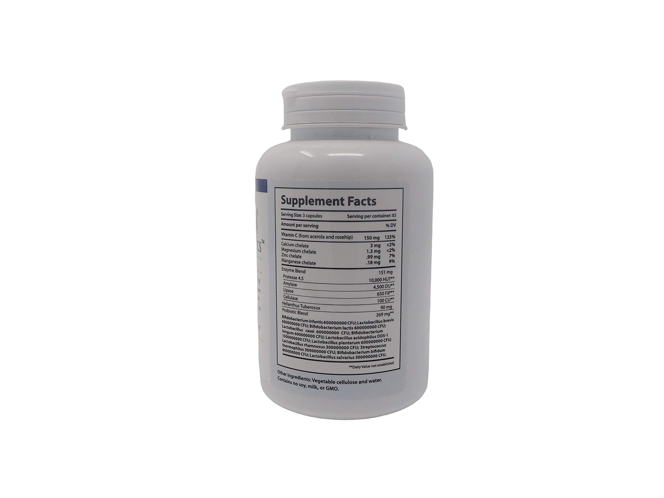 thedoctorwithin Total Florabiotics capsules close-up shows easy-to-swallow capsules for daily use.