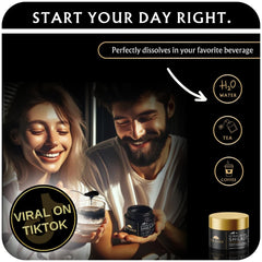 THEGOLD Shilajit Resin aroma and non-sticky texture in jar