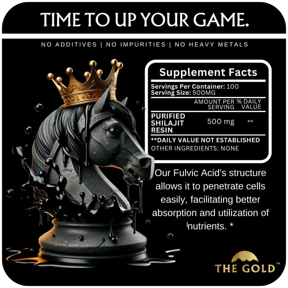 THEGOLD Shilajit Resin mixed into tea for a convenient daily routine