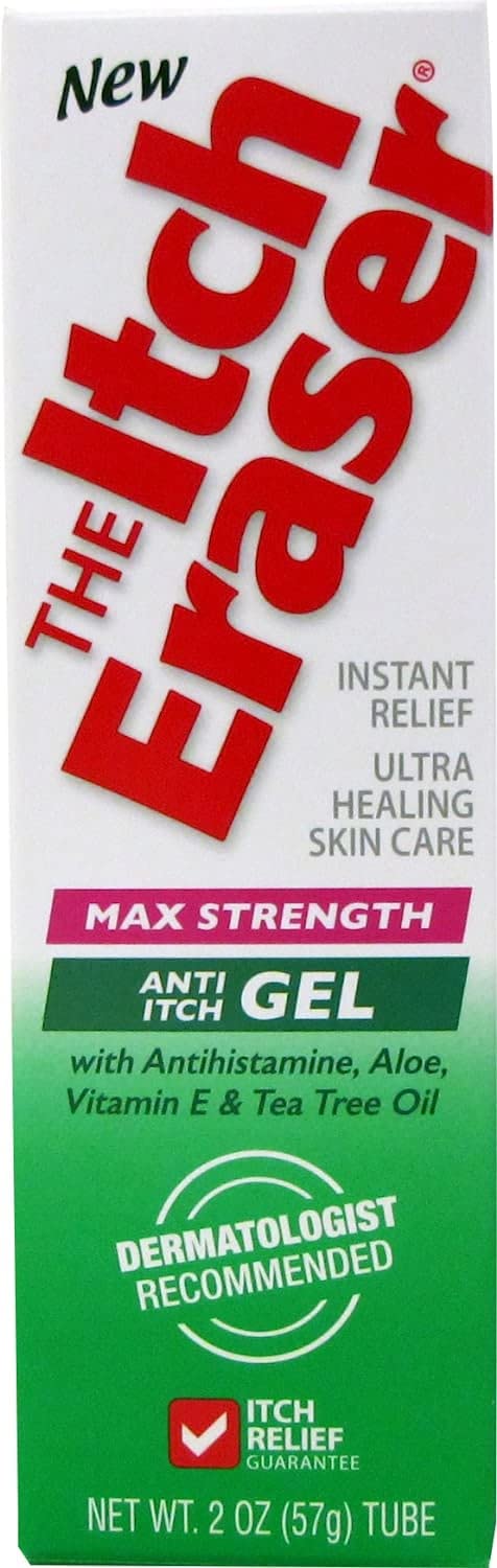 THEITCHERASER portable tube cover demonstrates mess-free storage and reapplication.