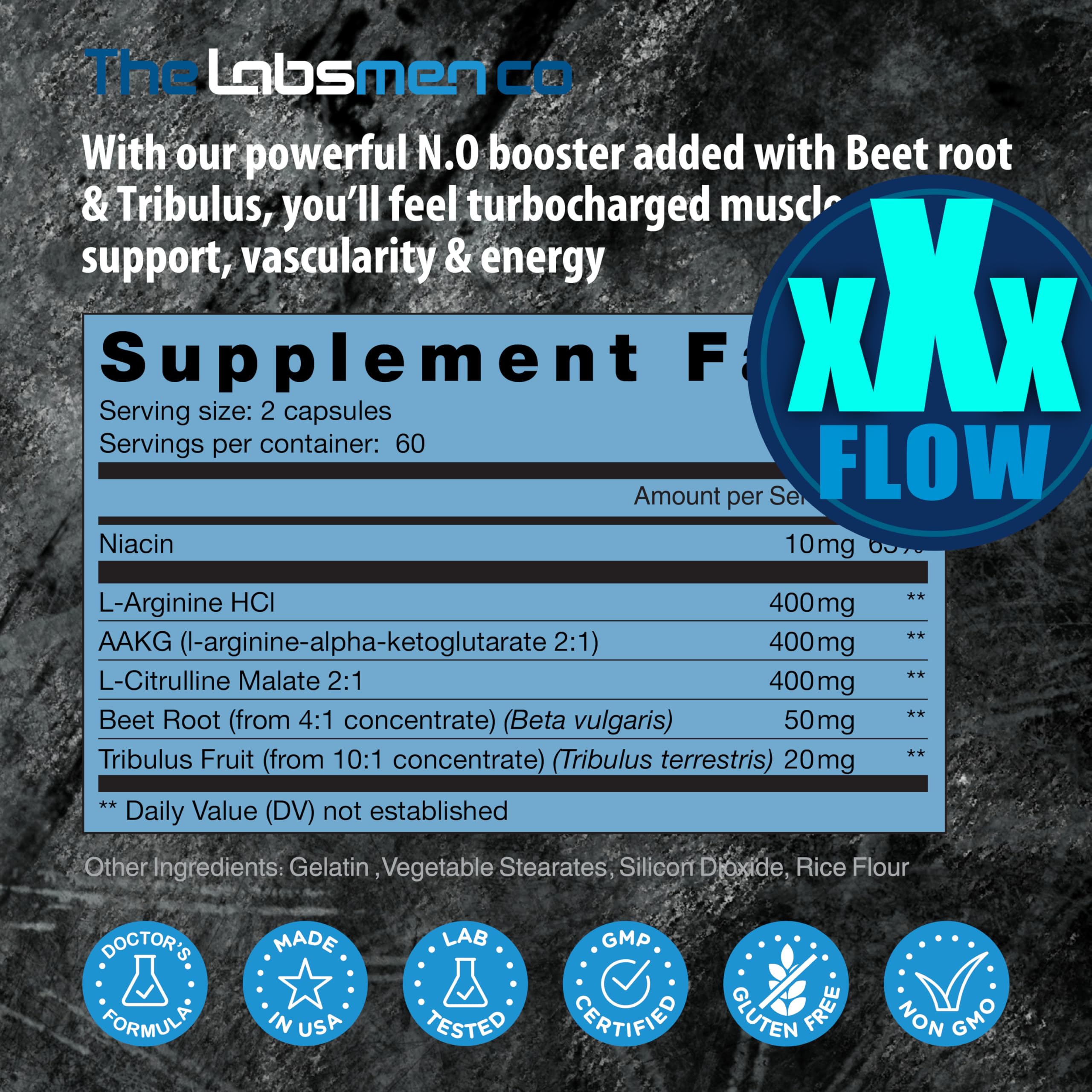 THELABSMENCO third-party test seal emphasizes product purity.