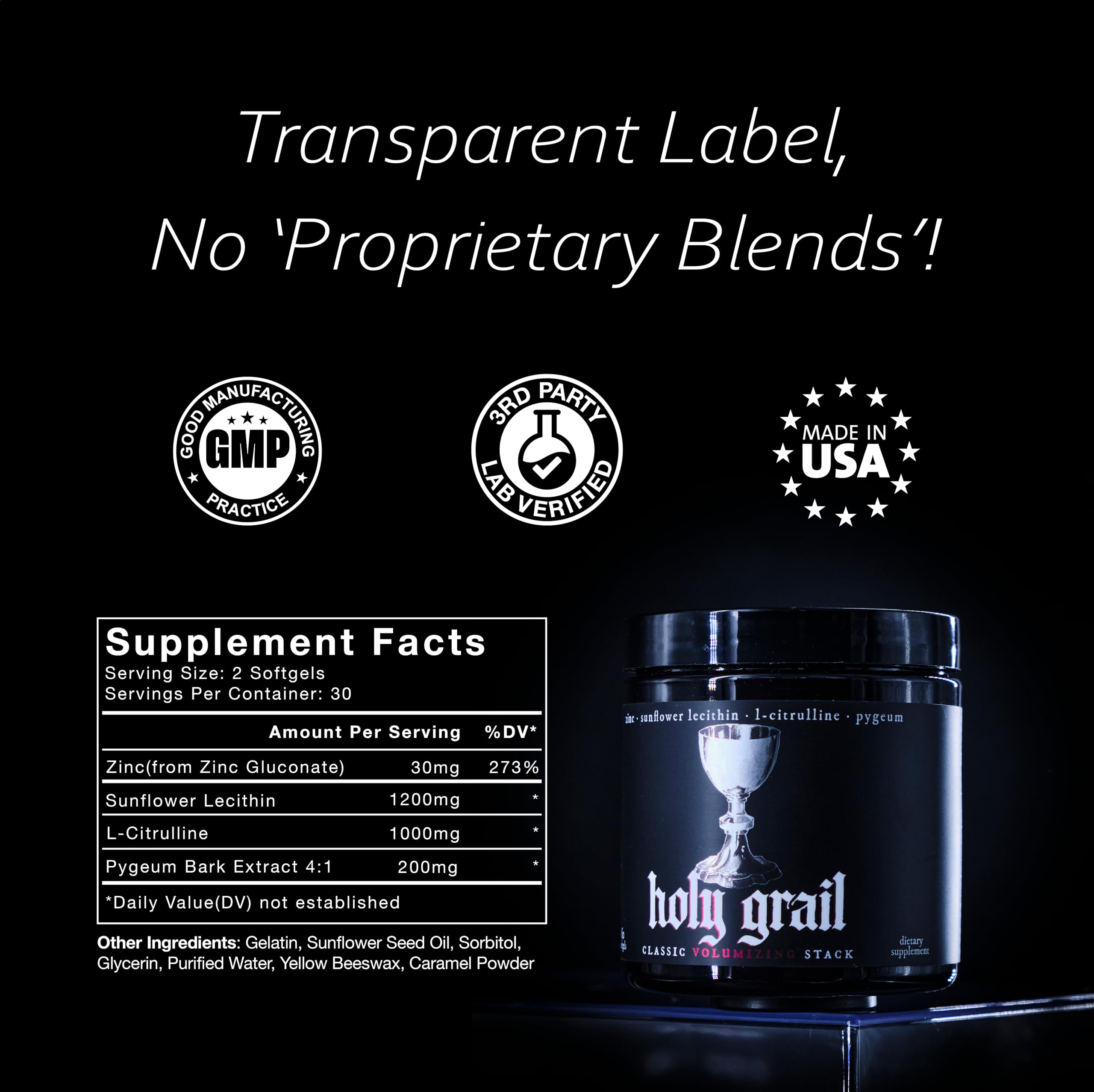 Theorycraft Holy Grail daily-use softgel enables a simple 30-day routine