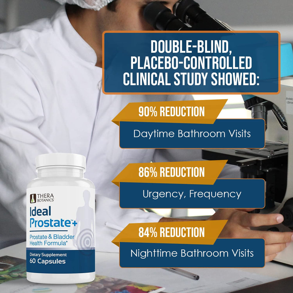 Therabotanics Ideal Prostate Plus bladder support icon visualizing health in use.