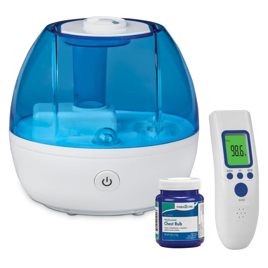 Thera Care Seasonal Relief Humidifier front view for gentle moisture in bedrooms