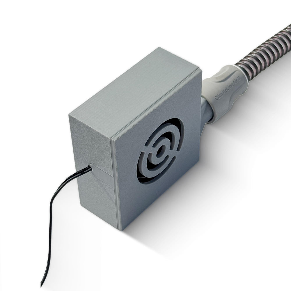 Theradaily CPAP hose dryer front view showing compact, travel-friendly unit for quick hose drying
