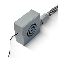 Theradaily CPAP hose dryer front view showing compact, travel-friendly unit for quick hose drying