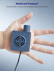 Theradaily CPAP hose dryer highlights hydraulic bearing blower for strong airflow.