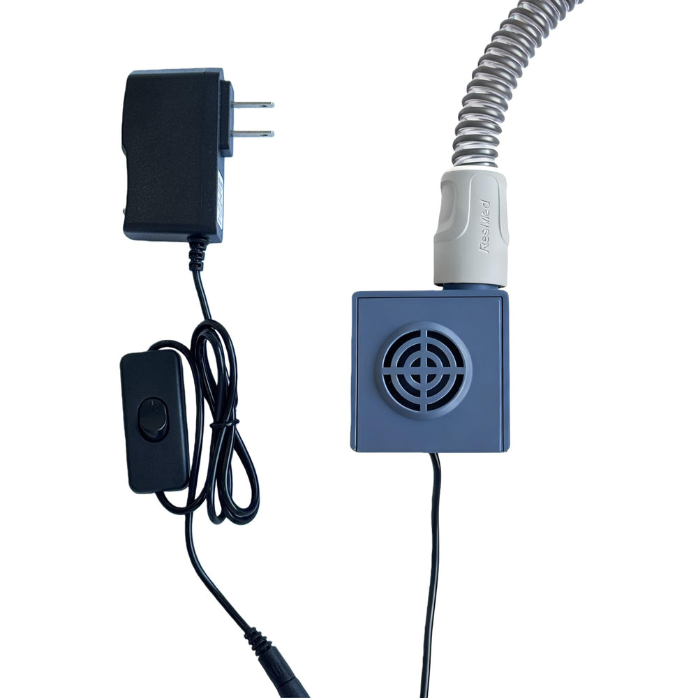 Theradaily CPAP hose dryer with on/off switch for quick, controlled drying.