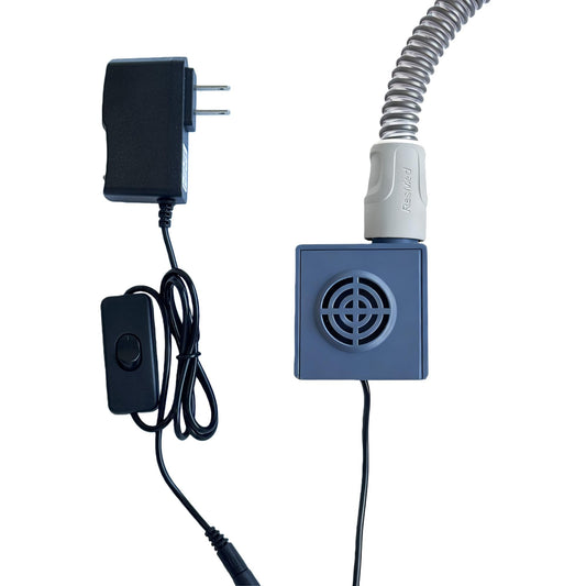 Theradaily CPAP hose dryer with on/off switch for quick, controlled drying.