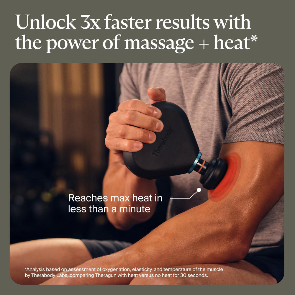 TheraGun Mini Plus ergonomic grip supports comfortable use during recovery sessions.