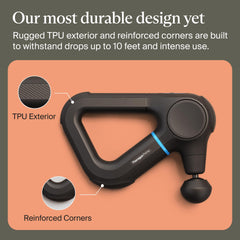 TheraGun Prime up to 2 hours battery for uninterrupted sessions.