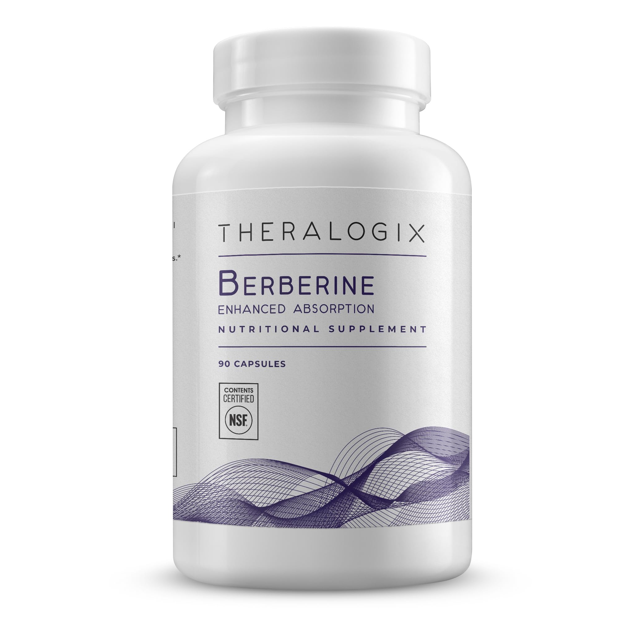 Theralogix Berberine Enhanced Absorption bottle with capsules supporting metabolic health