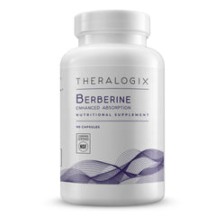 Theralogix Berberine Enhanced Absorption bottle with capsules supporting metabolic health