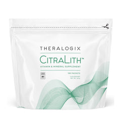 Theralogix Citrilith bottle and packets for daily kidney support