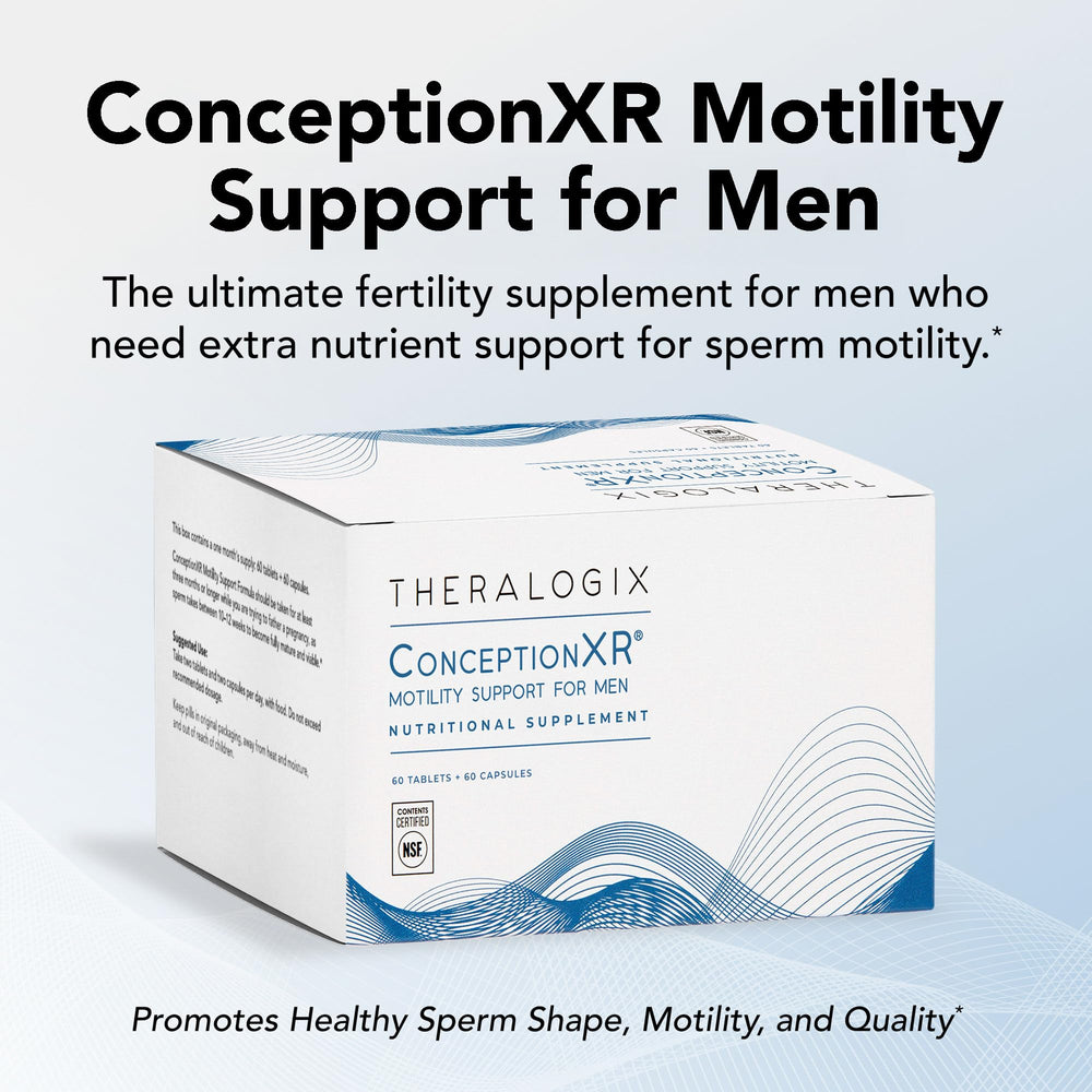 Theralogix ConceptionXR capsules close-up for convenient daily nutrient support
