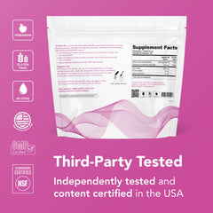 Theralogix Ovasitol Plus NSF purity seal indicating quality standards