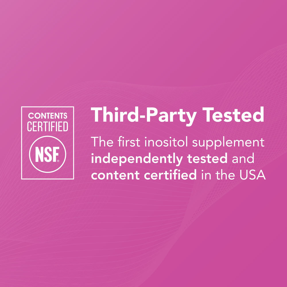 Theralogix Ovasitol USA manufactured NSF certified bottle label