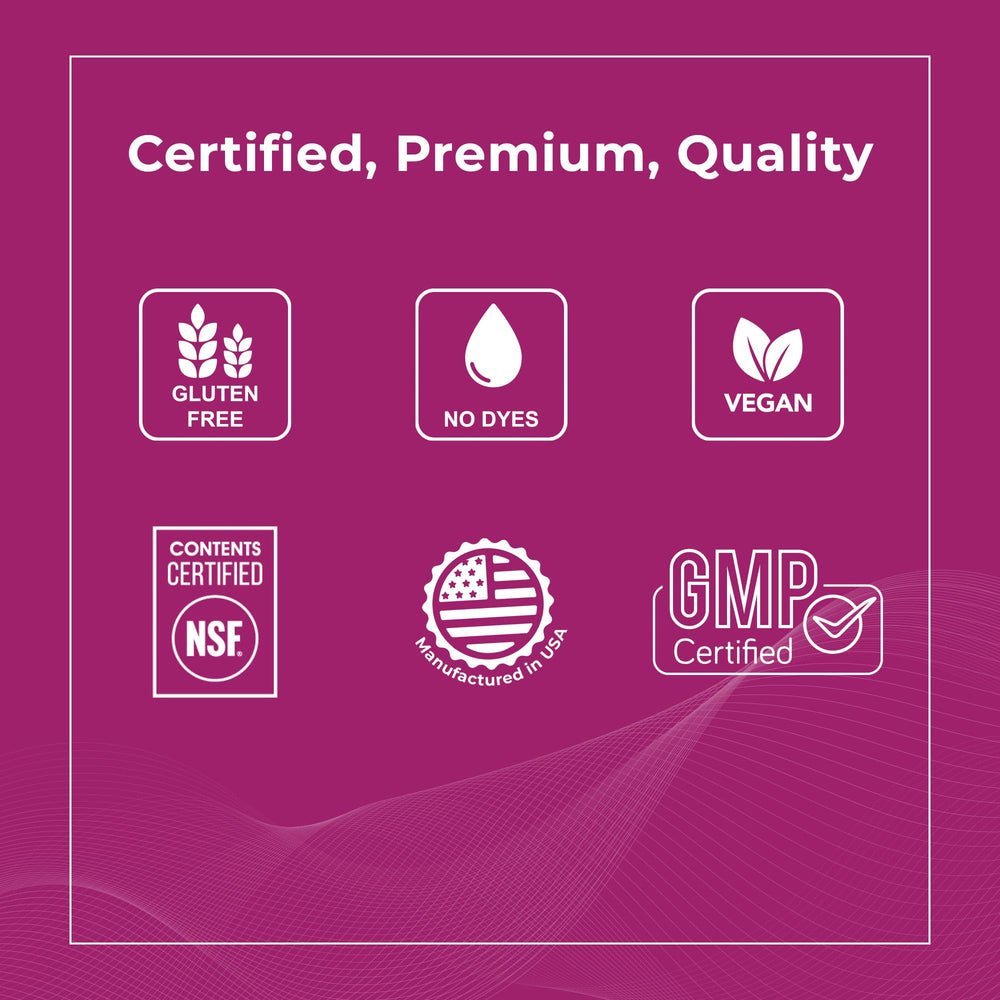 Theralogix OvaNAD+ GMP facility badge signaling quality manufacturing standards.