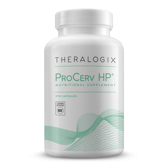 Theralogix ProCerv HP bottle front showcases immune support formula