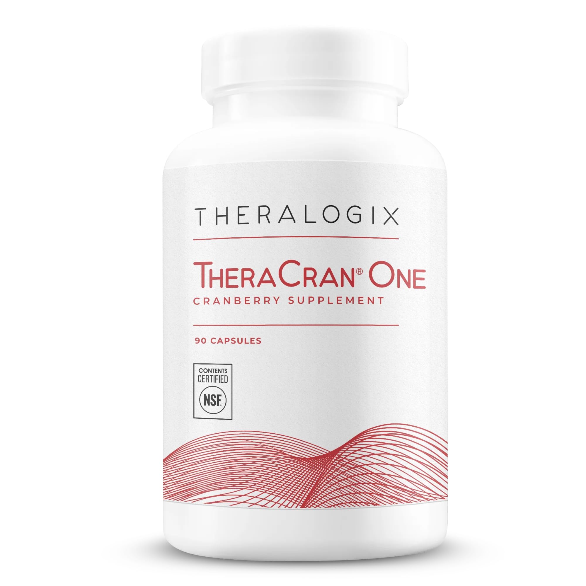 Theralogix TheraCran One bottle front view for urinary health support