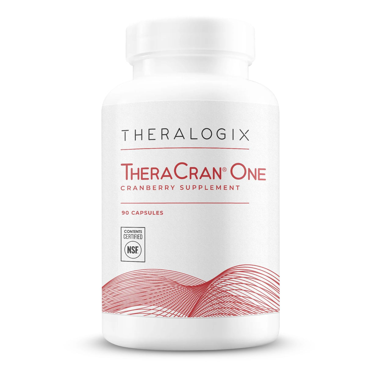 Theralogix TheraCran One bottle front view for urinary health support