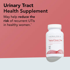 Theralogix TheraCran One Mannose One NSF-certified seal signaling third-party testing.