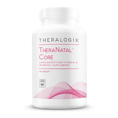 Theralogix TheraNatal Core bottle front for preconception wellness and daily use